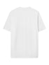 KnowledgeCotton Apparel - Regular whale front print t-shirt - GOTS/Vegan - Bright White
